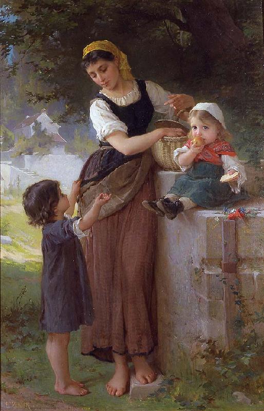 Emile Munier May I Have One Too china oil painting image